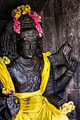The great Chola temples of Tamil Nadu - The Airavatesvara temple of Darasuram. Daksinamurti on the south face of the vimana 